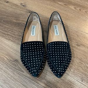 Steve Madden studded feather flats